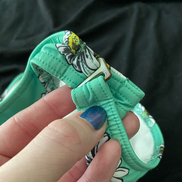 (CLOSET CLOSING FINAL SALE) NWOT ModCloth Vacation Daisies Strapless Bikini - Picture 7 of 7